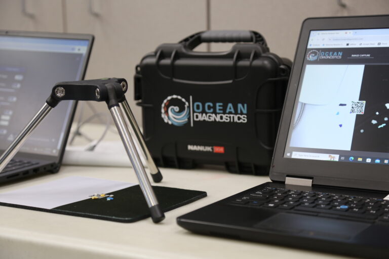 Ocean Diagnostic's Saturna Imaging Tool in use